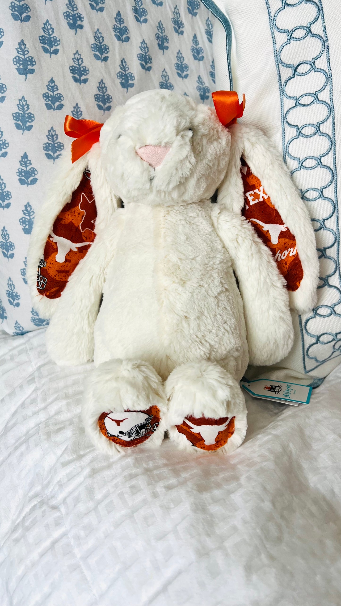 Custom College/NFL Jelly Cat Bunny!