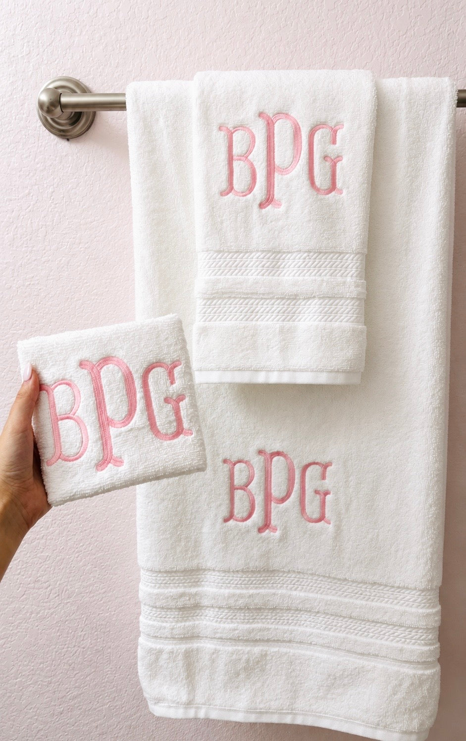 Custom Monogrammed Towels