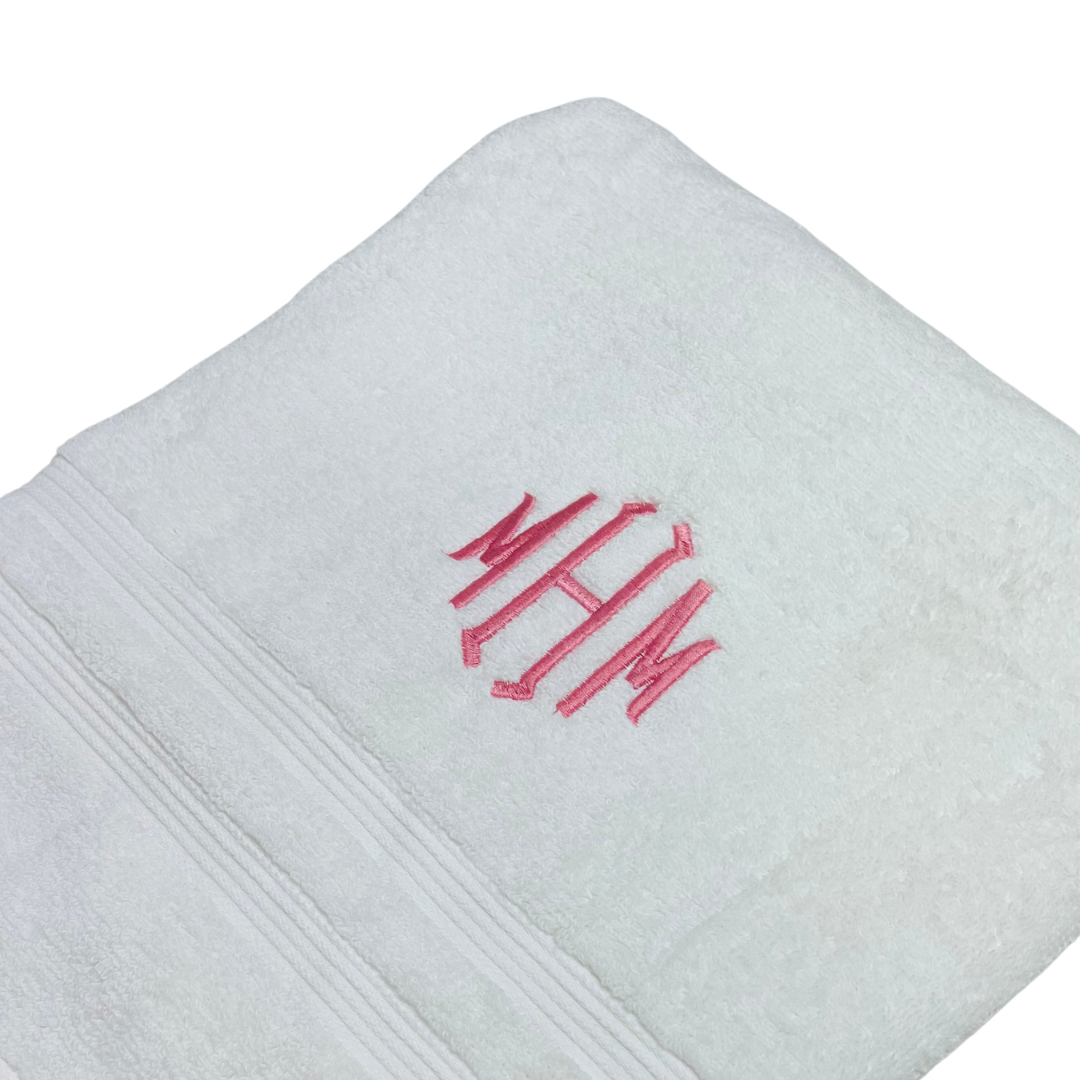 Monogramed Bath Towel