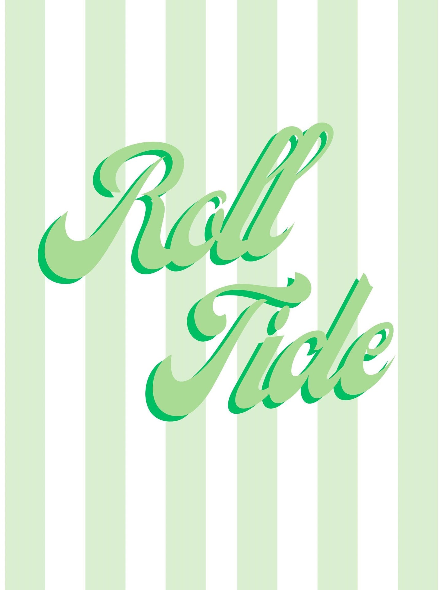 Roll Tide Wall Art: Alabama Crimson Tide Dorm Decor (Digital Download)