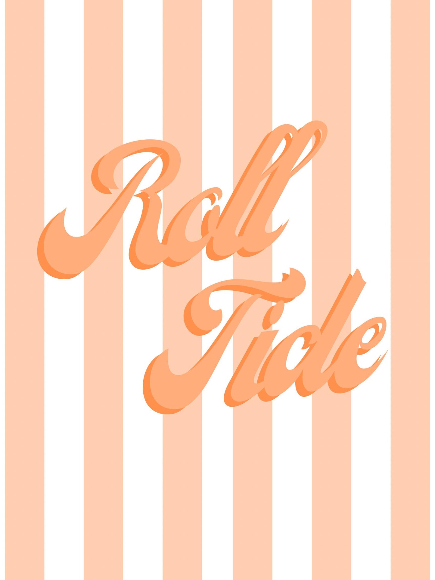 Roll Tide Wall Art: Alabama Crimson Tide Dorm Decor (Digital Download)