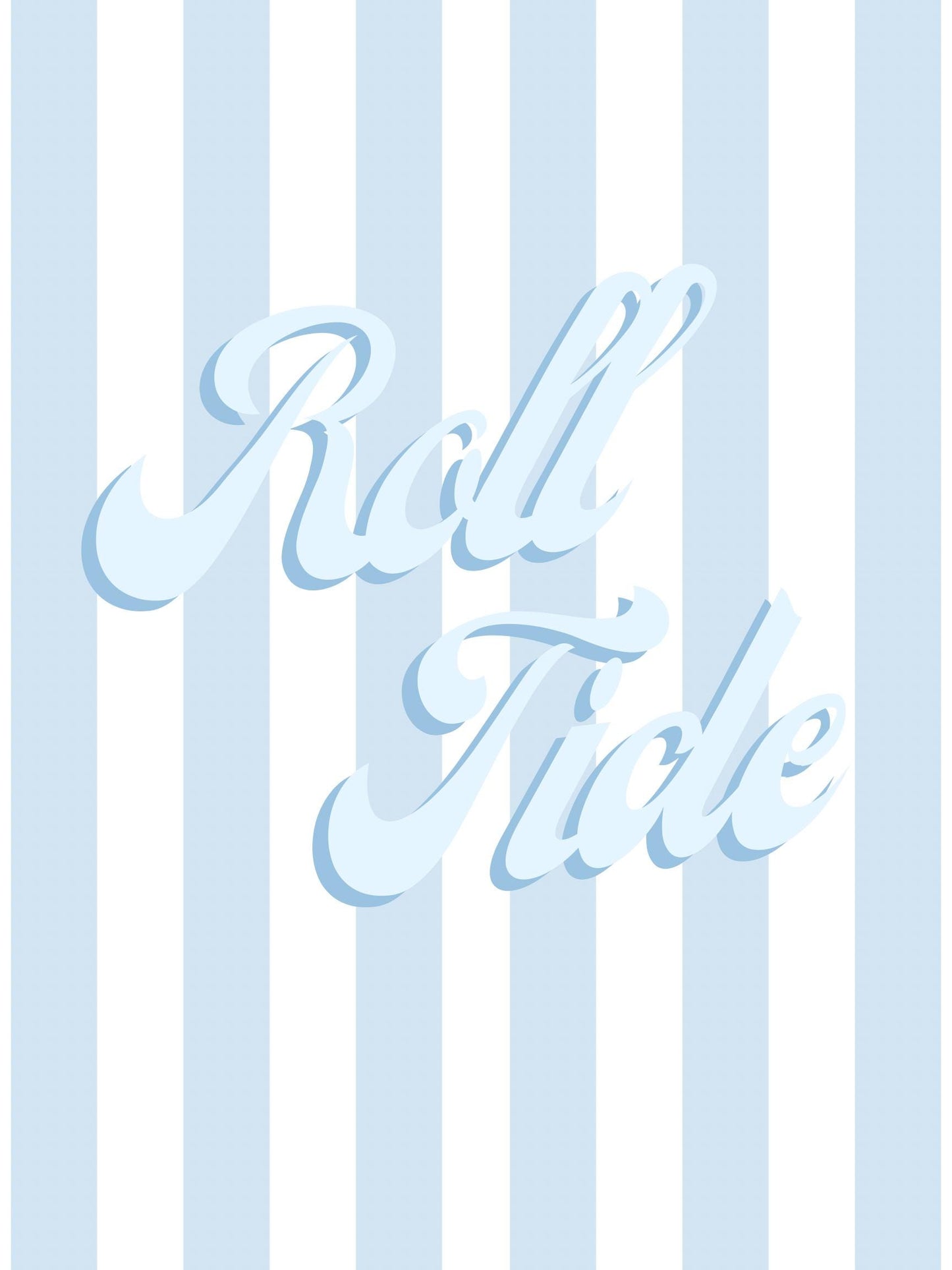 Roll Tide Wall Art: Alabama Crimson Tide Dorm Decor (Digital Download)