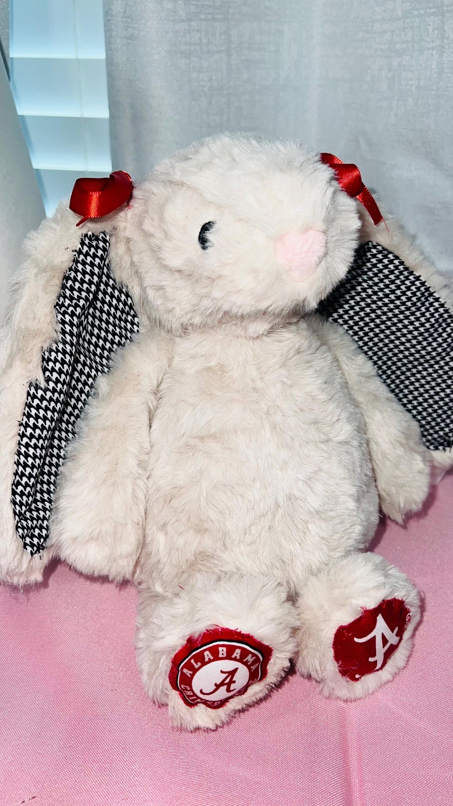 Custom College Bunny –  Plush Gift for Baby or Dorm!