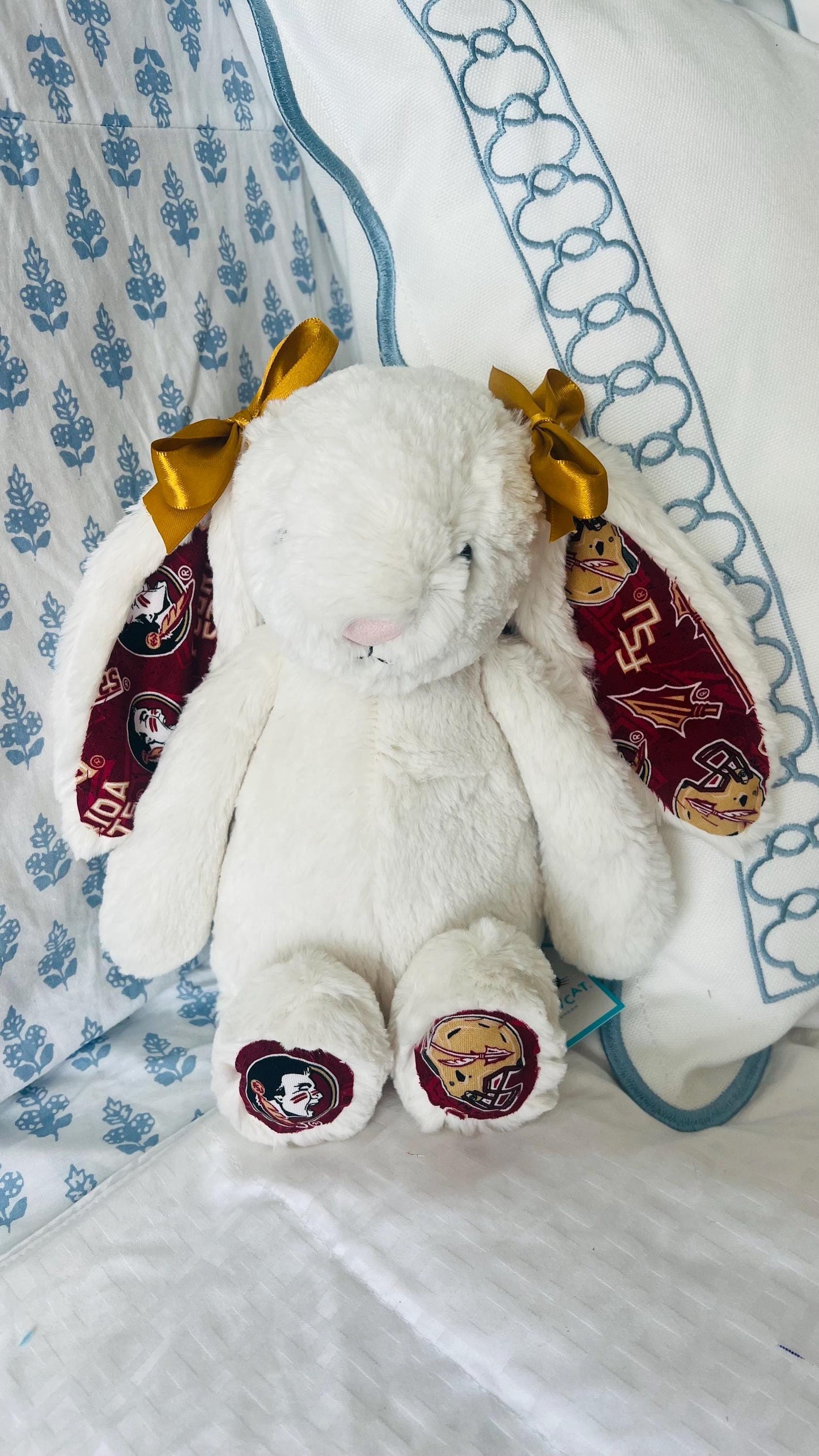 Custom College/NFL Jelly Cat Bunny!