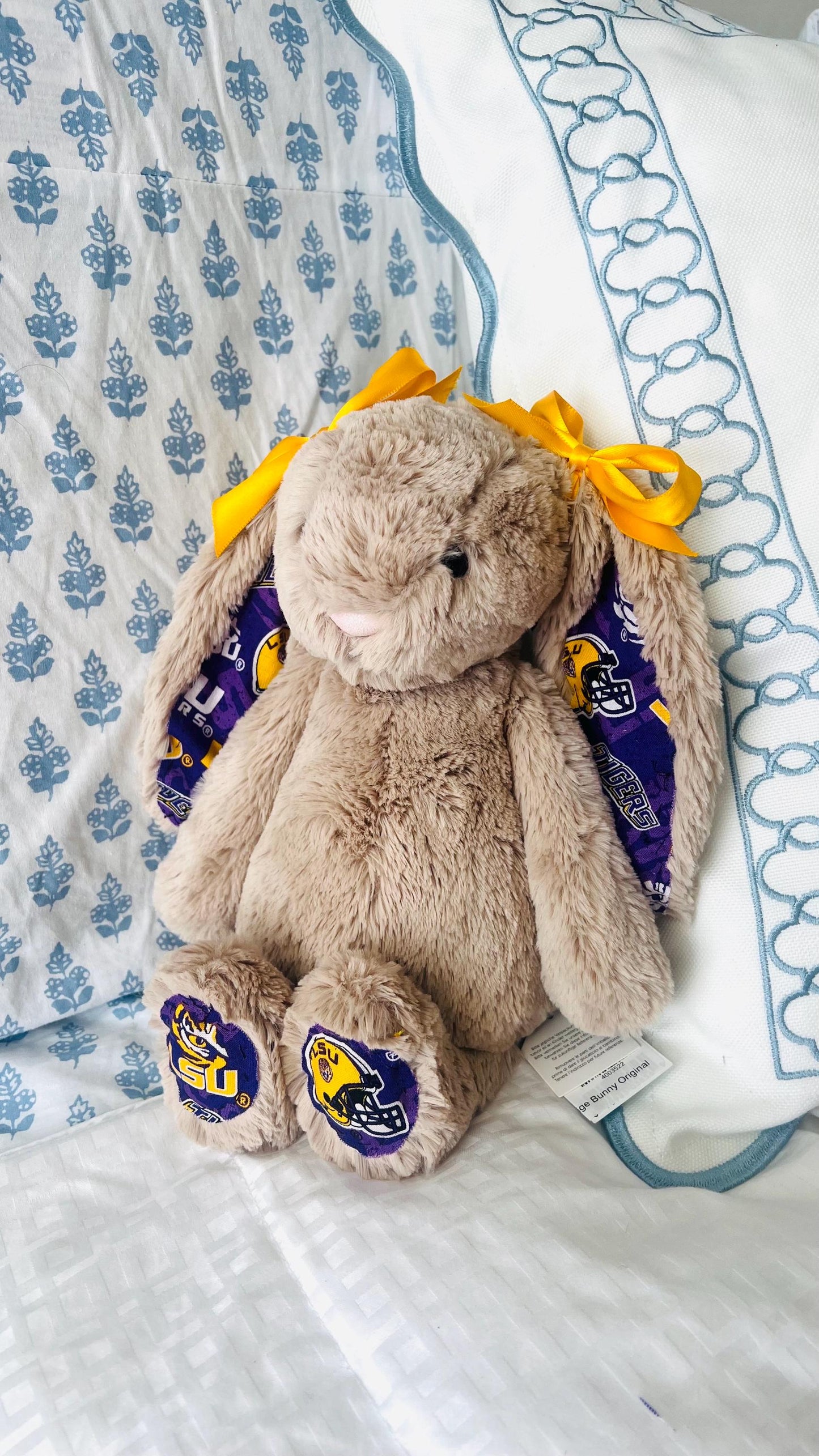 Custom College/NFL Jelly Cat Bunny!