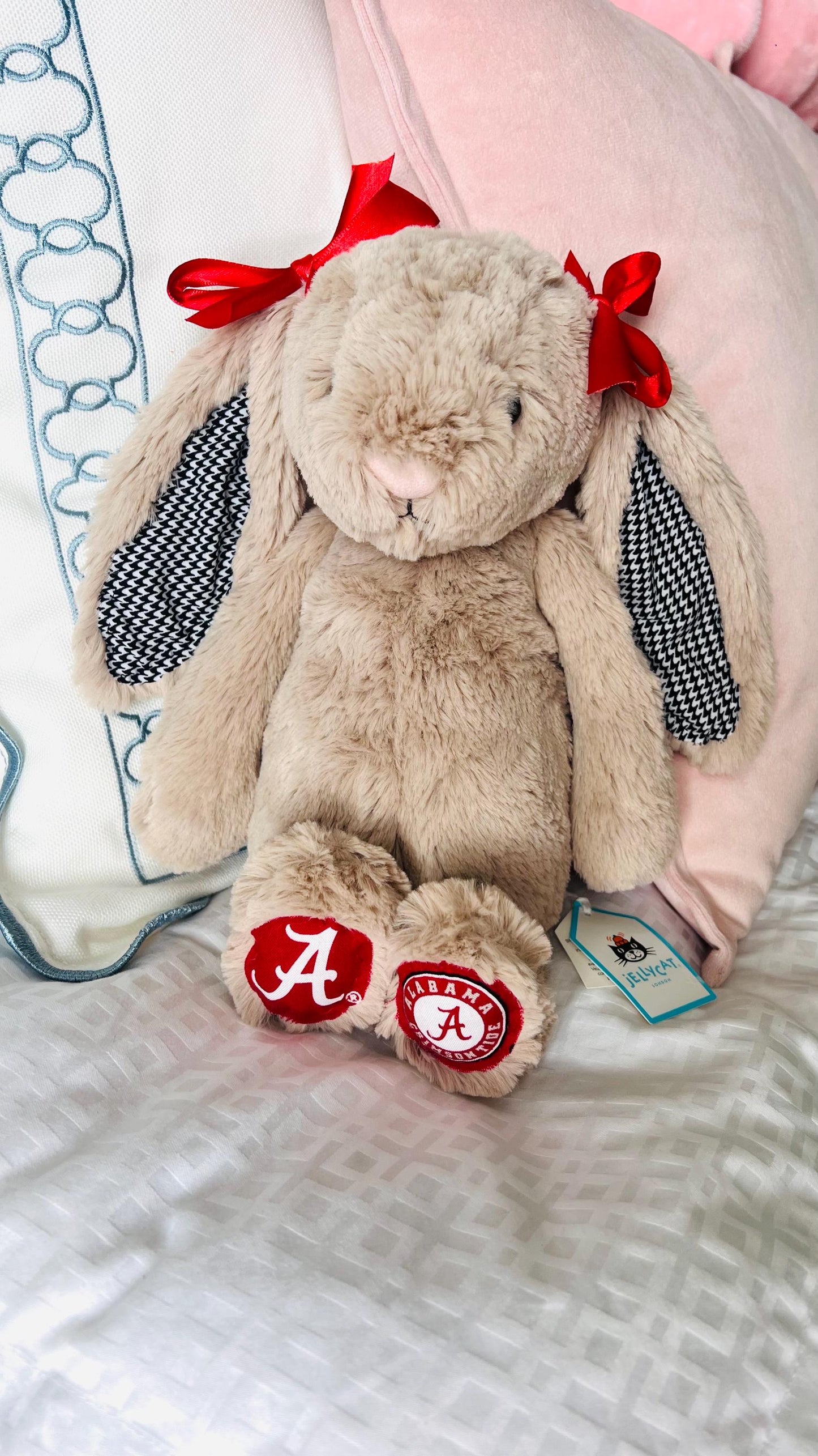 Custom College/NFL Jelly Cat Bunny!