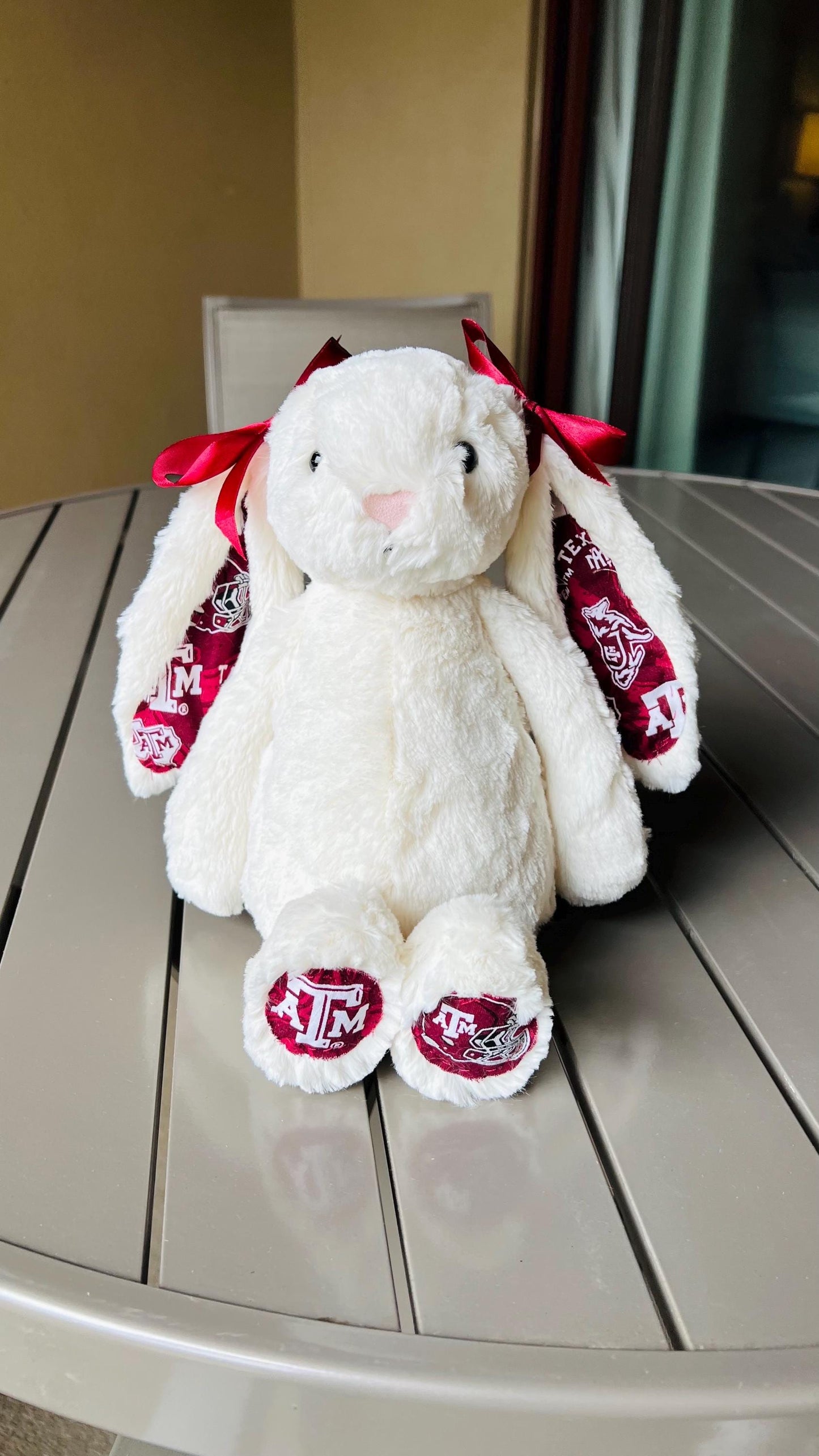 Custom College/NFL Jelly Cat Bunny!